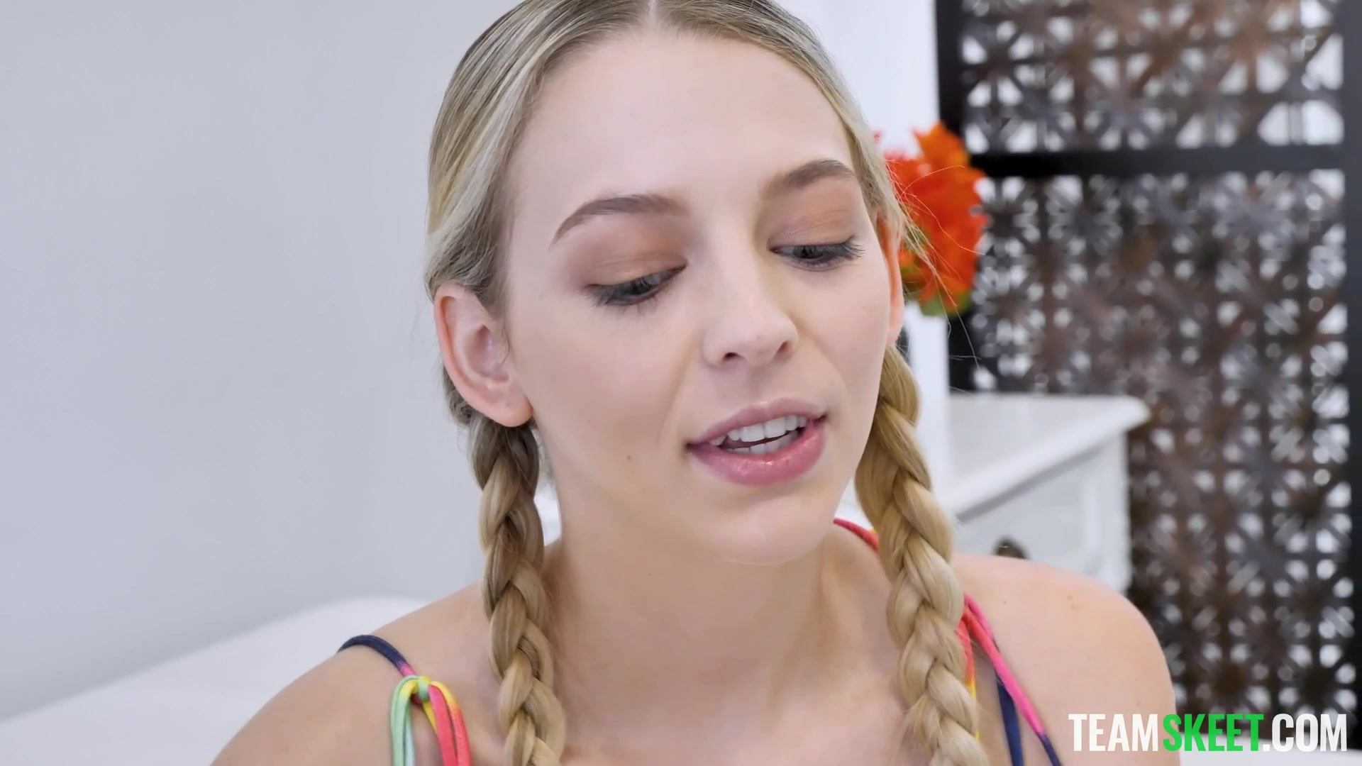 18 Year Old Schoolgirl Has Sex With Her Caring Step Daddy